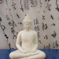 budda porcellana antico