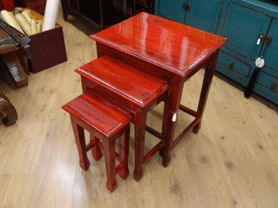 tavolini rossi cinesi