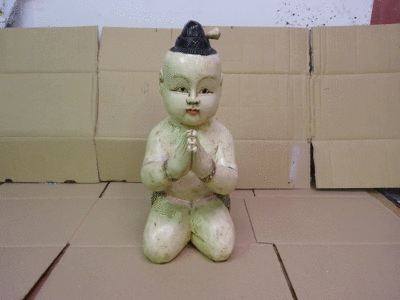 budda bambino legno