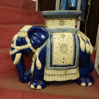 elefante cinese ceramica