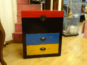 baule laccato vintage