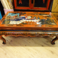 tavolo dipinto cinese