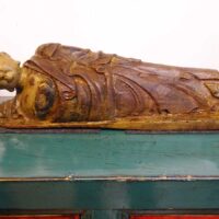 Budda disteso legno