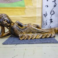 budda sdraiato legno