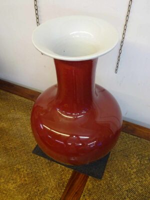 vaso cinese porcellana sangue di bue